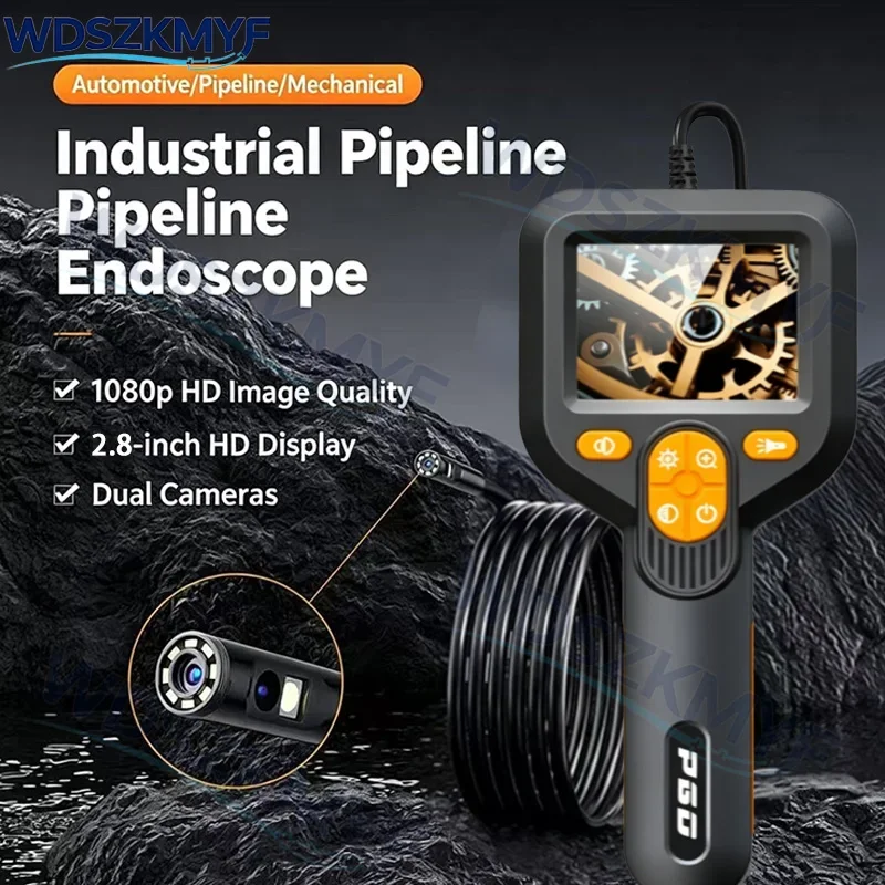 2.8'' IPS Screen Portable Industrial Endoscope 8MM Waterproof Lens Car Repair Tool Sewer Pipe Automotive Borescope with Monitor
2.8'' IPS Screen Portable Industrial Endoscope 8MM Waterproof Lens Car Repair Tool Sewer Pipe Automotive Borescope with Monitor
