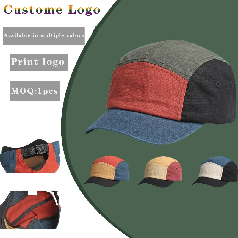 Customized Logo Plaid Pure Cotton Color Matching Five-panel Baseball Cap Men's and Women's Outdoor Leisure Sunshade Sports Hat
Customized Logo Plaid Pure Cotton Color Matching Five-panel Baseball Cap Men's and Women's Outdoor Leisure Sunshade Sports Hat
