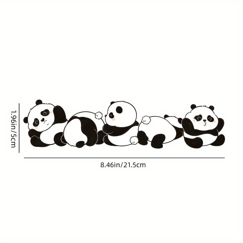 1PC Awesome Panda Family Sticker Collection, Great for Adding Charm to Cars, Laptops, Skateboards, Notebooks
1PC Awesome Panda Family Sticker Collection, Great for Adding Charm to Cars, Laptops, Skateboards, Notebooks