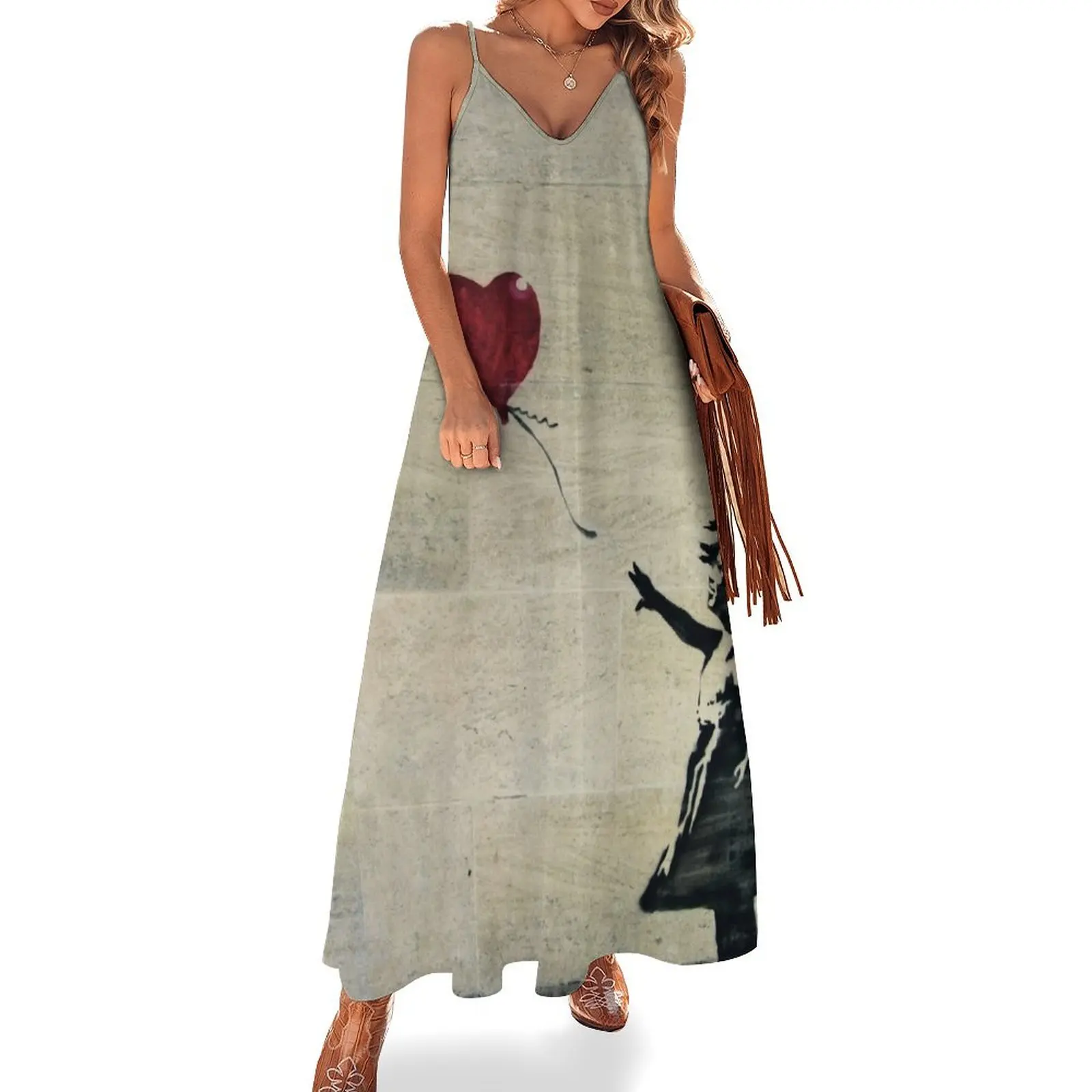 Banksy's Girl with a Red Balloon III Sleeveless Dress Women long dress women's summer clothing 2025 luxury woman party dress
Banksy's Girl with a Red Balloon III Sleeveless Dress Women long dress women's summer clothing 2025 luxury woman party dress