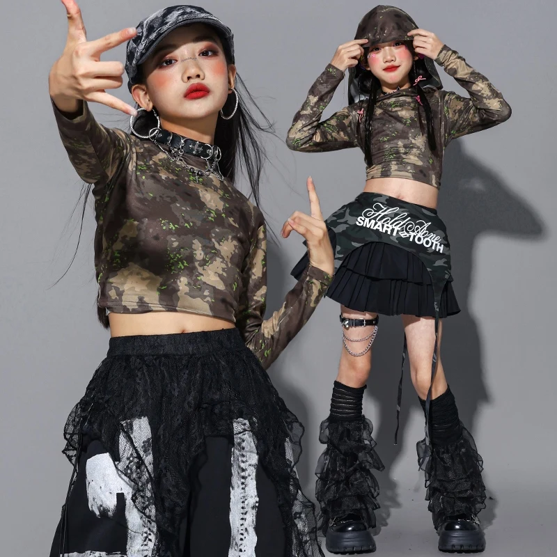 Одежда для джазовых танцев, камуфляжный топ с капюшоном для девочек, черные мешковатые брюки, наряд для выступлений в стиле хип-хоп, одежда для концерта, подиума, сценическая одежда 2636
Одежда для джазовых танцев, камуфляжный топ с капюшоном для девочек, черные мешковатые брюки, наряд для выступлений в стиле хип-хоп, одежда для концерта, подиума, сценическая одежда 2636