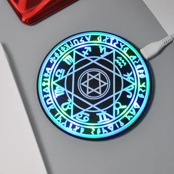 Upgraded Magic Array Wireless Charger 10W 15W Light Source Supports IPhone Samsung Huawei Wireless With Function Fast Charging