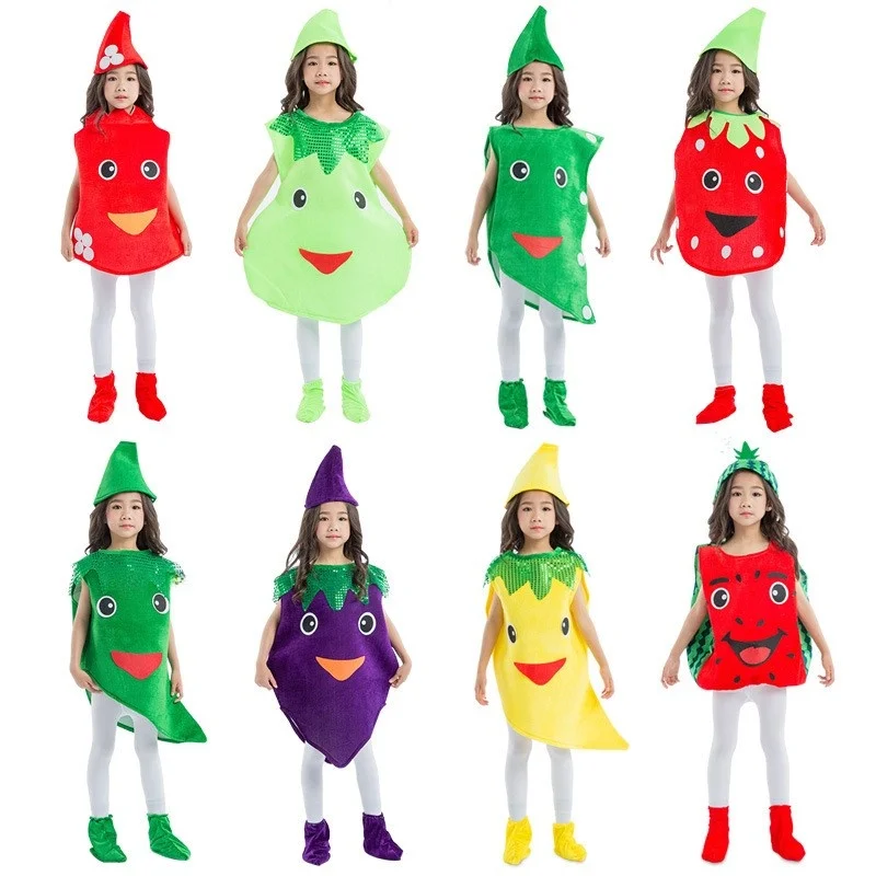 Children's Day Performance Costume Pumpkin Fruit Vegetable Outfit Kindergarten Show Shape Clothes Eco-friendly Stage Dress
Children's Day Performance Costume Pumpkin Fruit Vegetable Outfit Kindergarten Show Shape Clothes Eco-friendly Stage Dress