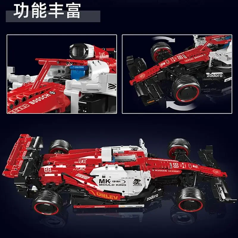 Конструктор Mould King 13151 F1 Racing Star: Оригинальный технический суперкар для сборки, подарок для мужчин, гоночная модель Формулы-1
Конструктор Mould King 13151 F1 Racing Star: Оригинальный технический суперкар для сборки, подарок для мужчин, гоночная модель Формулы-1