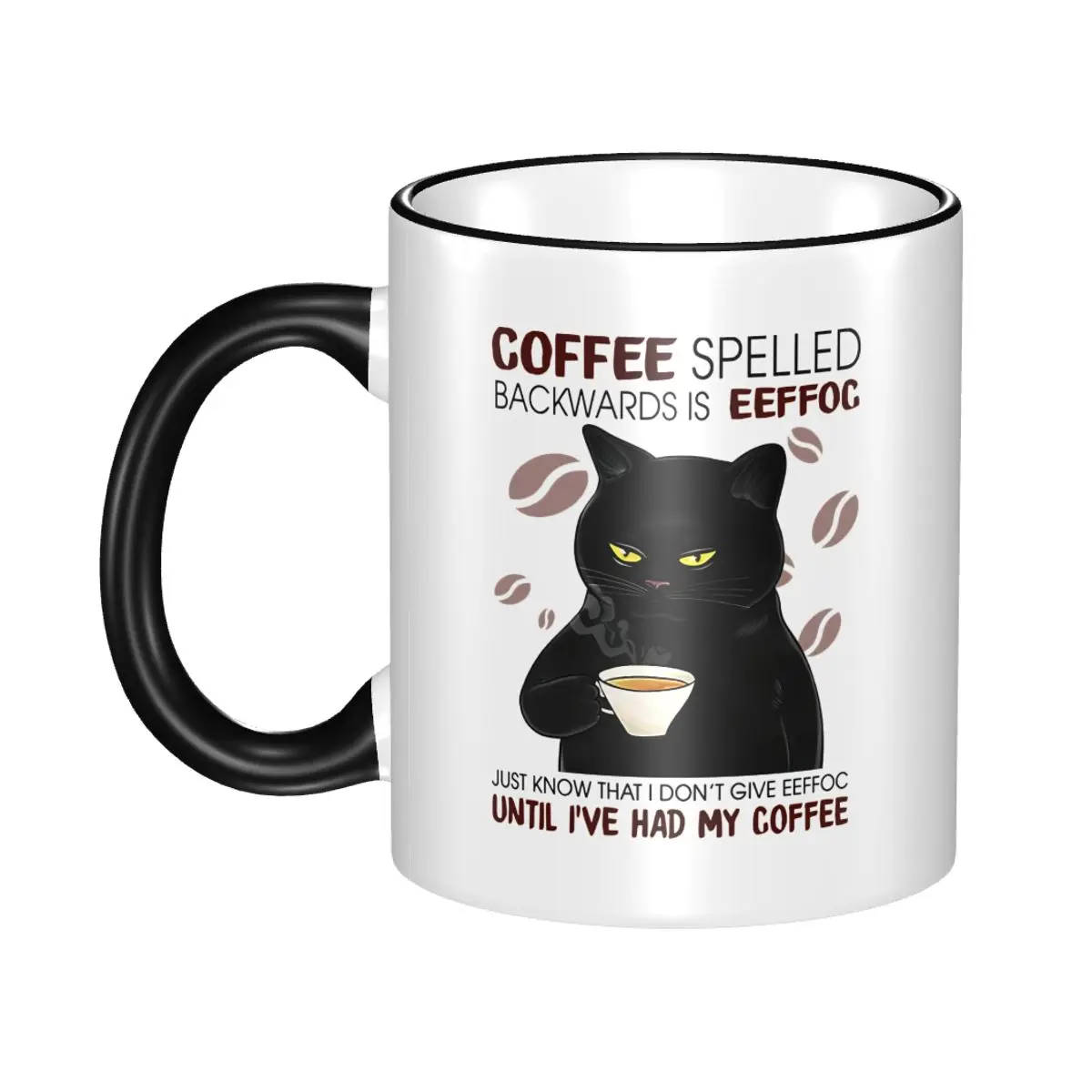 Coffee Spelled Backwards Is Eeffoc Coffee Mug Funny Funny Cat Meme Tea Cups For Bedroom
Coffee Spelled Backwards Is Eeffoc Coffee Mug Funny Funny Cat Meme Tea Cups For Bedroom