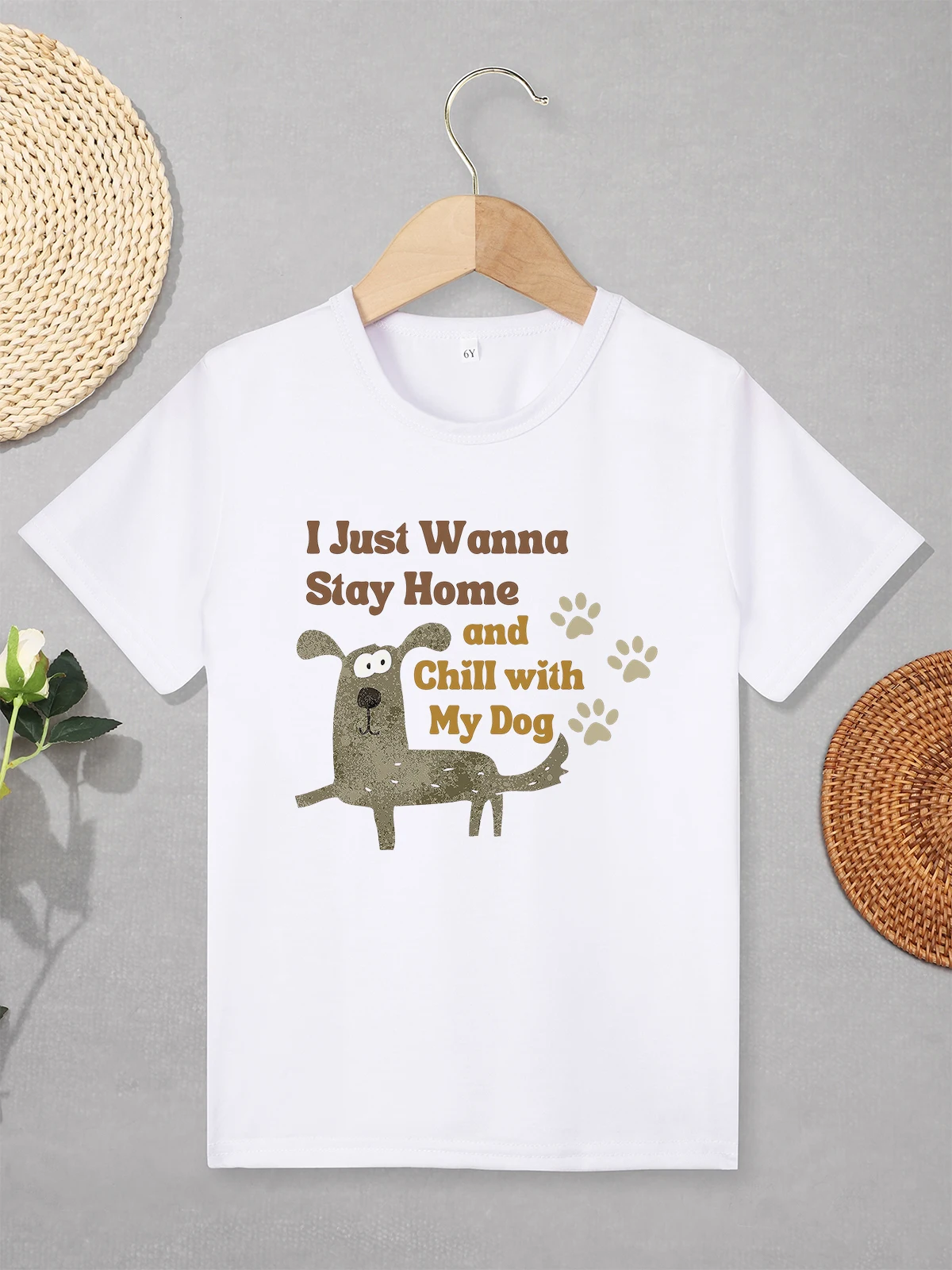 Fun Dog Pattern 2-7 Years Boy Girl T Shirt Aesthetic Harajuku Summer Casual Clothes Breathable Fabric High Quality Tops Tees
Fun Dog Pattern 2-7 Years Boy Girl T Shirt Aesthetic Harajuku Summer Casual Clothes Breathable Fabric High Quality Tops Tees
