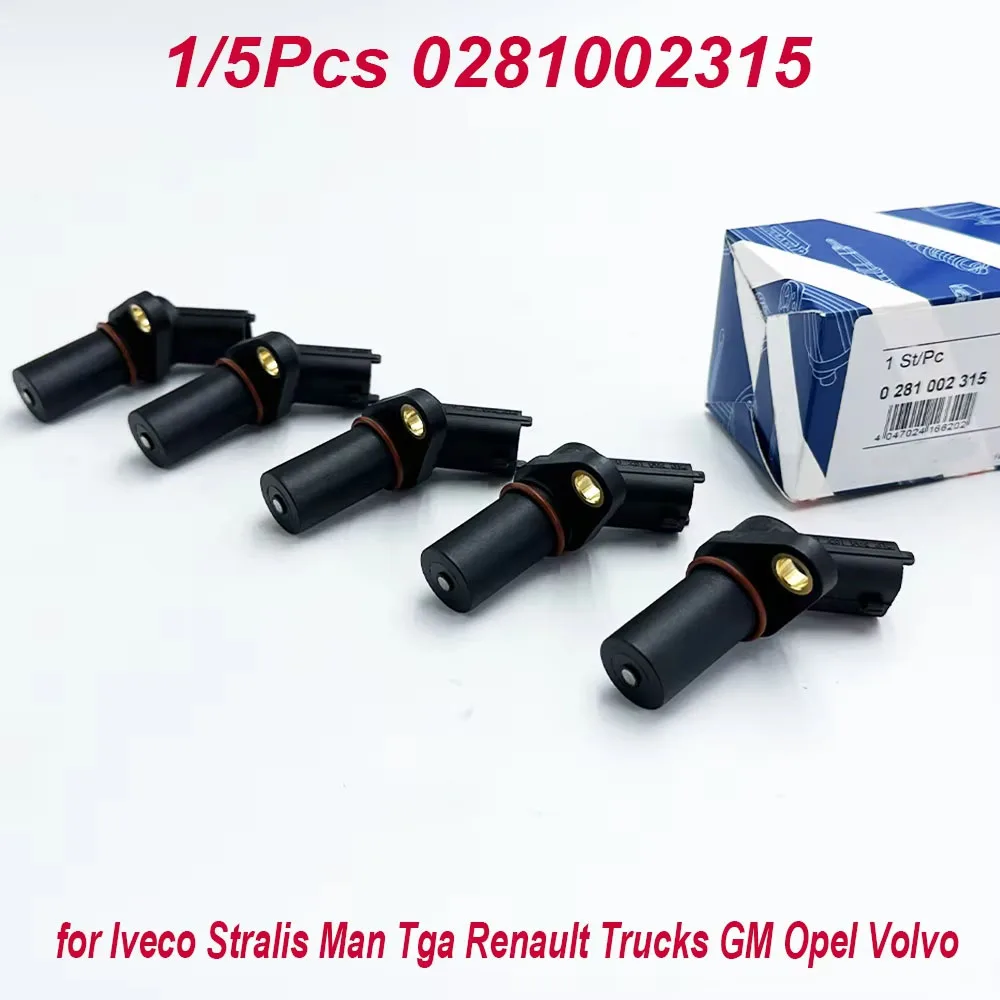 New 1/5Pcs 0281002315 Crankshaft Position Sensor for Iveco Stralis Man Tga Mercedes-Benz MG 27711811 3602120-55D 504096645
New 1/5Pcs 0281002315 Crankshaft Position Sensor for Iveco Stralis Man Tga Mercedes-Benz MG 27711811 3602120-55D 504096645