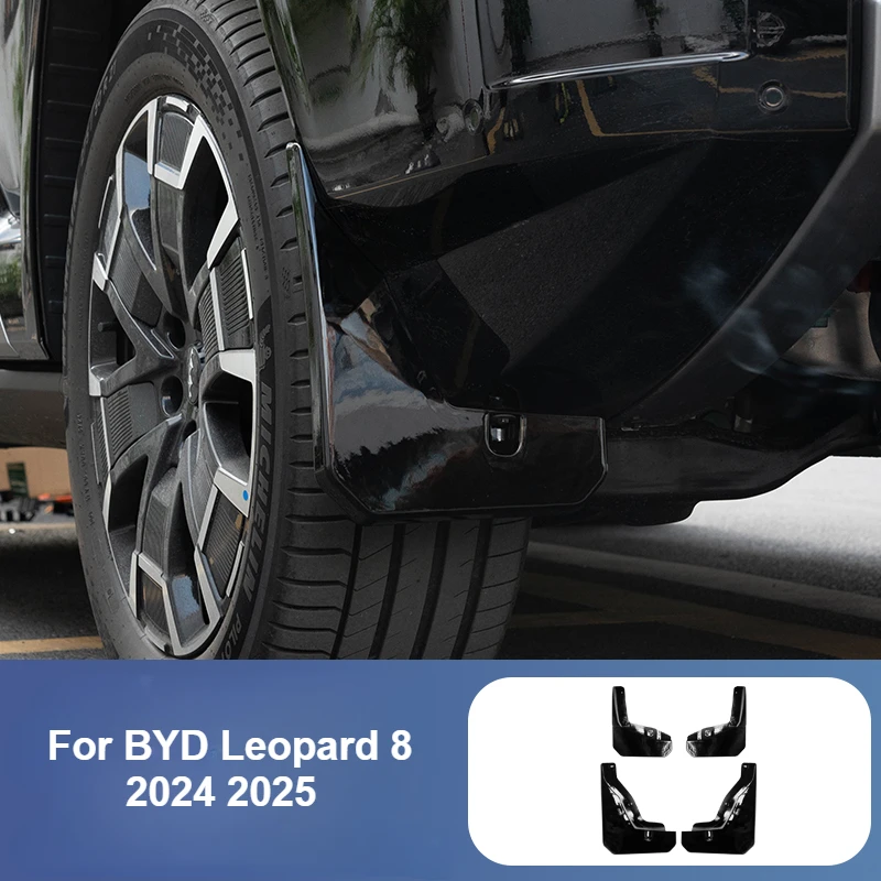 Car Mudguards Mud Flaps Front Rear Wheel Splash Guards Mudflaps For BYD Leopard 8 2024 2025 Exteiror Accessories
Car Mudguards Mud Flaps Front Rear Wheel Splash Guards Mudflaps For BYD Leopard 8 2024 2025 Exteiror Accessories