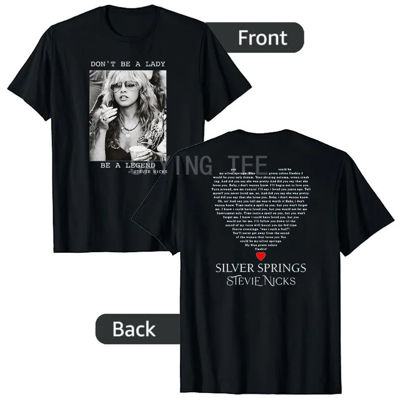 Dont Be A Lady Be A Legend T-Shirt, Letters Printed Lyric Graphic Tee I Was Stevie Tee Women's Fashion Music Lover Graphic Tops
Dont Be A Lady Be A Legend T-Shirt, Letters Printed Lyric Graphic Tee I Was Stevie Tee Women's Fashion Music Lover Graphic Tops