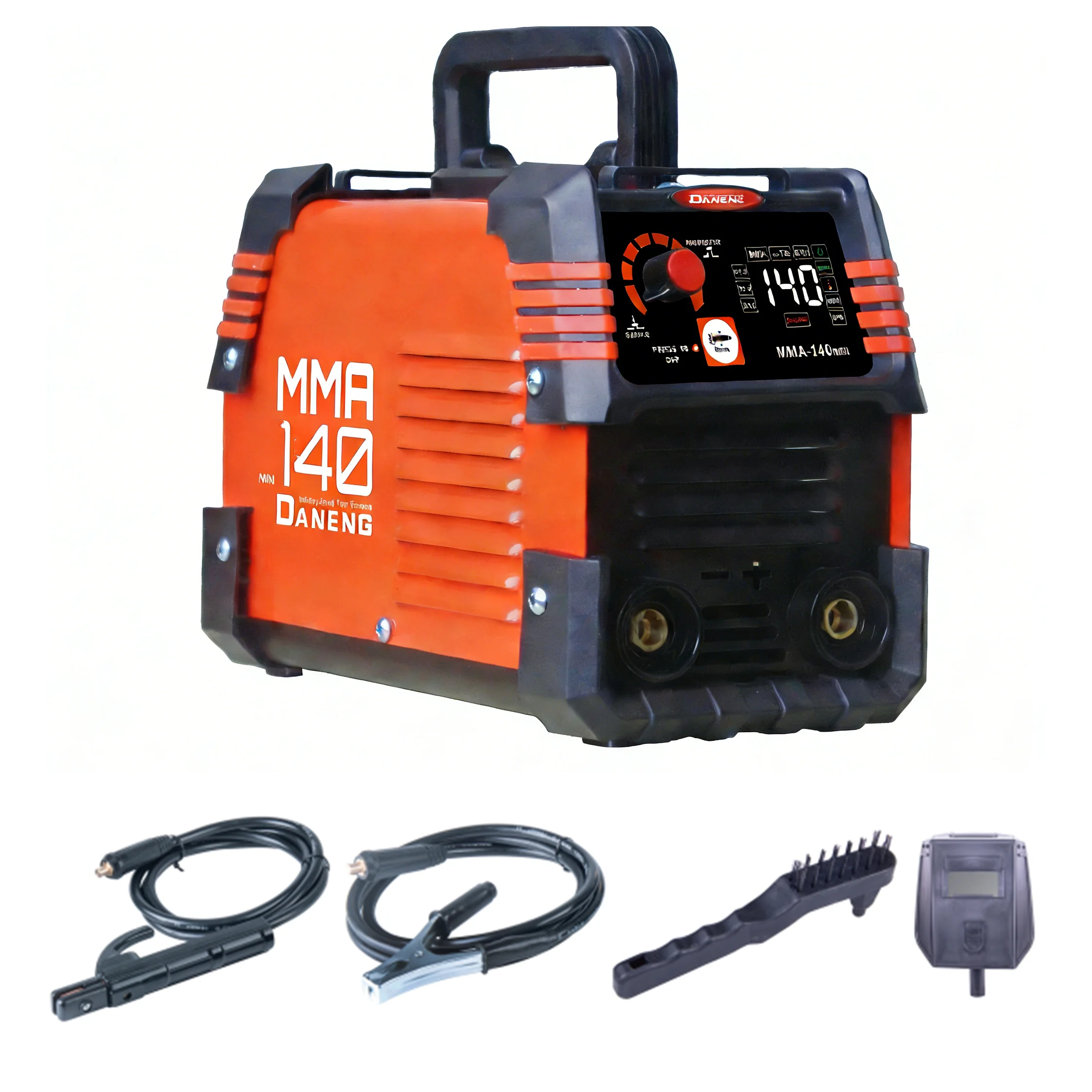 Factory Outlet 140A Handheld MMA Welding Machine CE Certification MMA140 Portable Arc Stick Welder Set Cast Iron 220V
Factory Outlet 140A Handheld MMA Welding Machine CE Certification MMA140 Portable Arc Stick Welder Set Cast Iron 220V