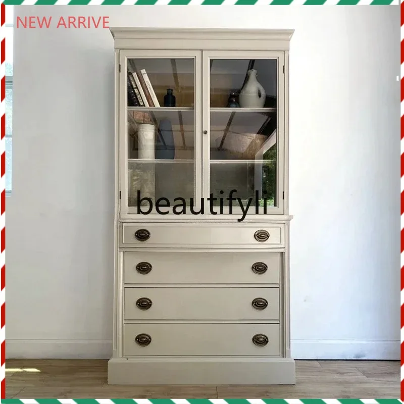 D2520 French retro side cabinet decorative cabinet high-grade medieval glass door
D2520 French retro side cabinet decorative cabinet high-grade medieval glass door