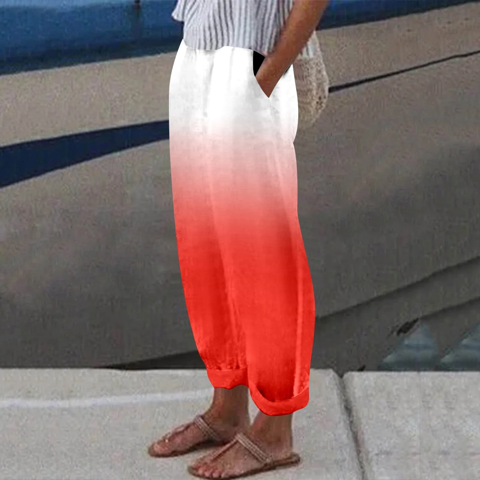 2025 Stright Long Wide Leg Pants Women Spring And Summer Fashion Casual Gradient Printed Trousers Pants For Women Summer
2025 Stright Long Wide Leg Pants Women Spring And Summer Fashion Casual Gradient Printed Trousers Pants For Women Summer