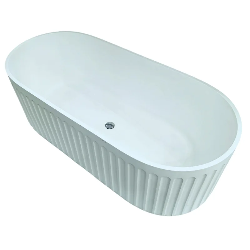 Independent artificial stone bathtub Household small apartment polymer wave pattern hotel bathtub
Independent artificial stone bathtub Household small apartment polymer wave pattern hotel bathtub