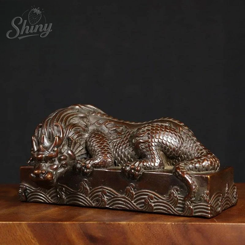 Pure Copper Rui Beast Panlong Ornaments Wolong Desktop Fish Tank Landscape Stone Office Paperweight Water Beast Crafts
Pure Copper Rui Beast Panlong Ornaments Wolong Desktop Fish Tank Landscape Stone Office Paperweight Water Beast Crafts