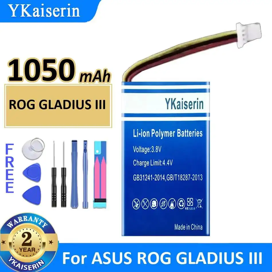 High-Efficiency 1050mAh For Asus Rog Gladius Iii Gaming Mouse Battery
High-Efficiency 1050mAh For Asus Rog Gladius Iii Gaming Mouse Battery
