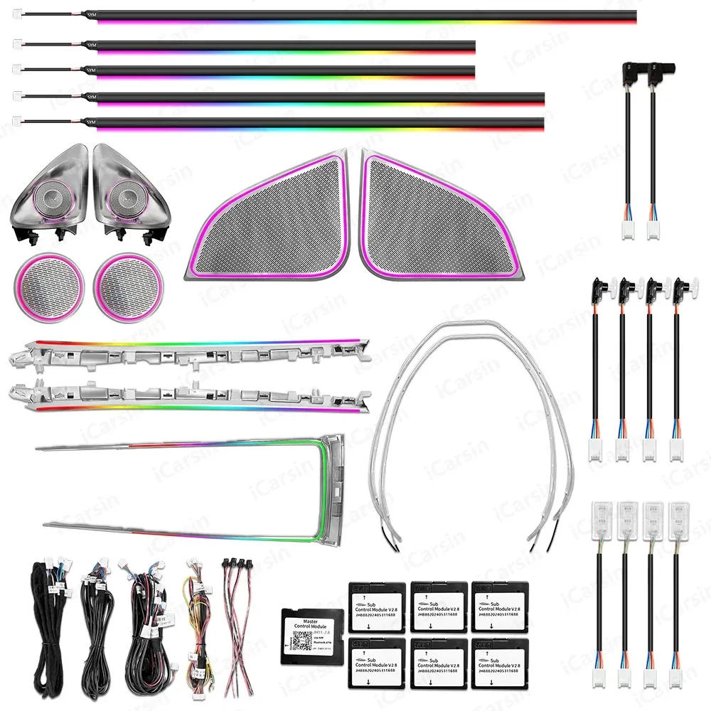 Dynamic 64 Colors for Tesla Model Y 2024 Interior LED Lighting Tweeter Speaker Cover Upgrade Accessories
Dynamic 64 Colors for Tesla Model Y 2024 Interior LED Lighting Tweeter Speaker Cover Upgrade Accessories