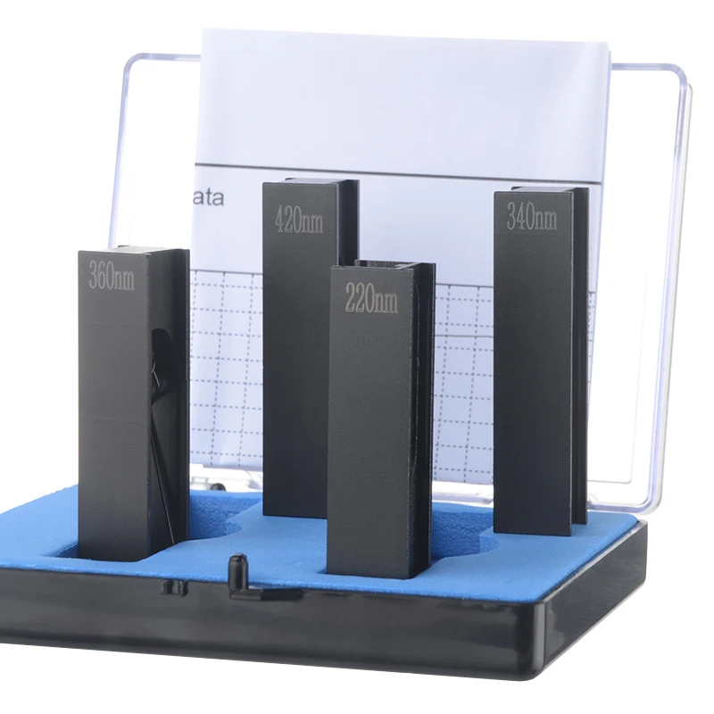 Wavelength 220nm340nm360nm420nm Blank Sample for Stray Filter Spectrophotometer Verification
Wavelength 220nm340nm360nm420nm Blank Sample for Stray Filter Spectrophotometer Verification