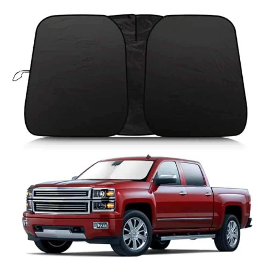 Windshield Sun Shade 1500 Accessories 2019-2023 2024 2025, Front Windshield Sunshade Foldable Sun Shade Protector Block UV Rays
Windshield Sun Shade 1500 Accessories 2019-2023 2024 2025, Front Windshield Sunshade Foldable Sun Shade Protector Block UV Rays