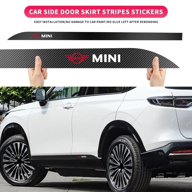 2pcs Car Door Side Skirt Sill Stripe Carbon Decals Styling Accessories For Mini Cooper One JCW Works F54 F55 F56 F57 F60 R50
2pcs Car Door Side Skirt Sill Stripe Carbon Decals Styling Accessories For Mini Cooper One JCW Works F54 F55 F56 F57 F60 R50