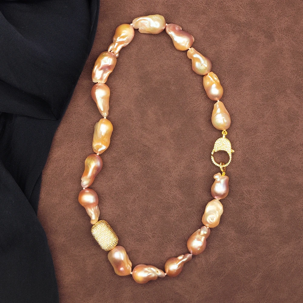 Y·YING натуральный розовый жемчуг в стиле барокко, массивный воротник, колье, ожерелье, ювелирные изделия для свадебной вечеринки
Y·YING натуральный розовый жемчуг в стиле барокко, массивный воротник, колье, ожерелье, ювелирные изделия для свадебной вечеринки