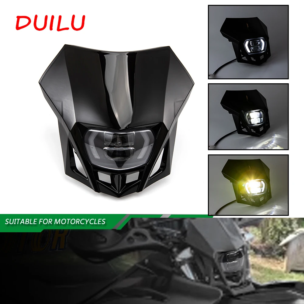 LED Headlight Assembly For YAMAHA WR 250F 450F YZ 250F 450F For HONDA XR150 CRF 230F 450 X/L/XR For KAWASAKI KLX 230 250 450R
LED Headlight Assembly For YAMAHA WR 250F 450F YZ 250F 450F For HONDA XR150 CRF 230F 450 X/L/XR For KAWASAKI KLX 230 250 450R