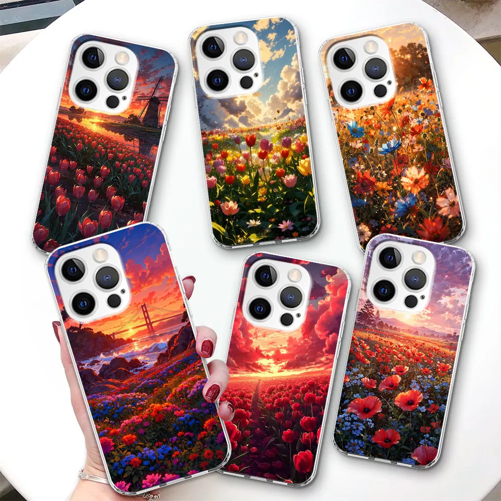Floral Pattern Red Flower Sea Case for iPhone 17 Air 14 12 15 Pro 7 8 Plus 13 Mini XR X XS Max 6S SE TPU Transparent Phone Cover
Floral Pattern Red Flower Sea Case for iPhone 17 Air 14 12 15 Pro 7 8 Plus 13 Mini XR X XS Max 6S SE TPU Transparent Phone Cover