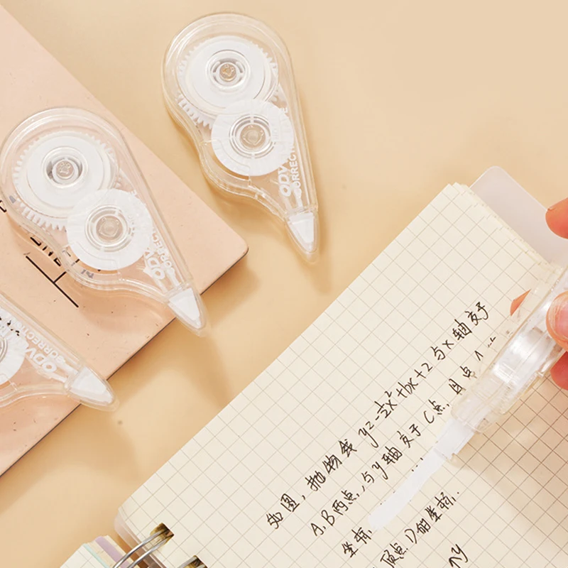 Simple Transparent Correction Tape Cute Portable Student Office Correction Tape Stationery
Simple Transparent Correction Tape Cute Portable Student Office Correction Tape Stationery
