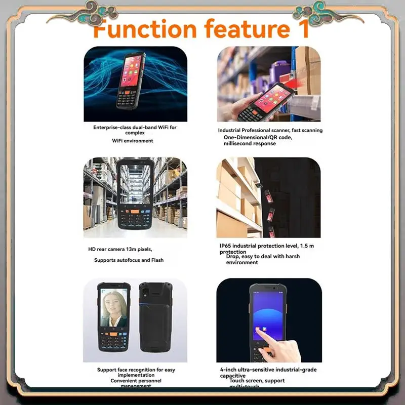 4G Stock Management Android Data Collection Terminal Handheld Barcode 3+32 With Charger 4G Device For Warehouse US Plug
4G Stock Management Android Data Collection Terminal Handheld Barcode 3+32 With Charger 4G Device For Warehouse US Plug