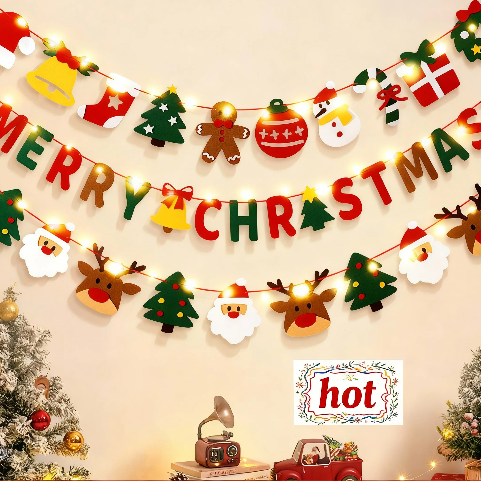 Рождественские шары с флагом, светодиодная гирлянда, подвеска «сделай сам», украшенная ручной работы для Рождества, подвесной домашний флаг, баннер, рождественский кулон
Рождественские шары с флагом, светодиодная гирлянда, подвеска «сделай сам», украшенная ручной работы для Рождества, подвесной домашний флаг, баннер, рождественский кулон