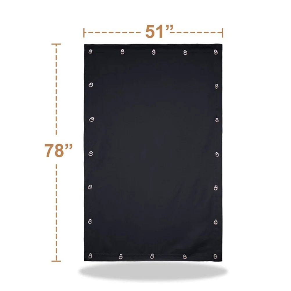 1Pcs Black Sunshade Curtain Premium Wear-Resistant Fabric Window Door Curtain Sunlight Block Room Privacy Drapes
1Pcs Black Sunshade Curtain Premium Wear-Resistant Fabric Window Door Curtain Sunlight Block Room Privacy Drapes