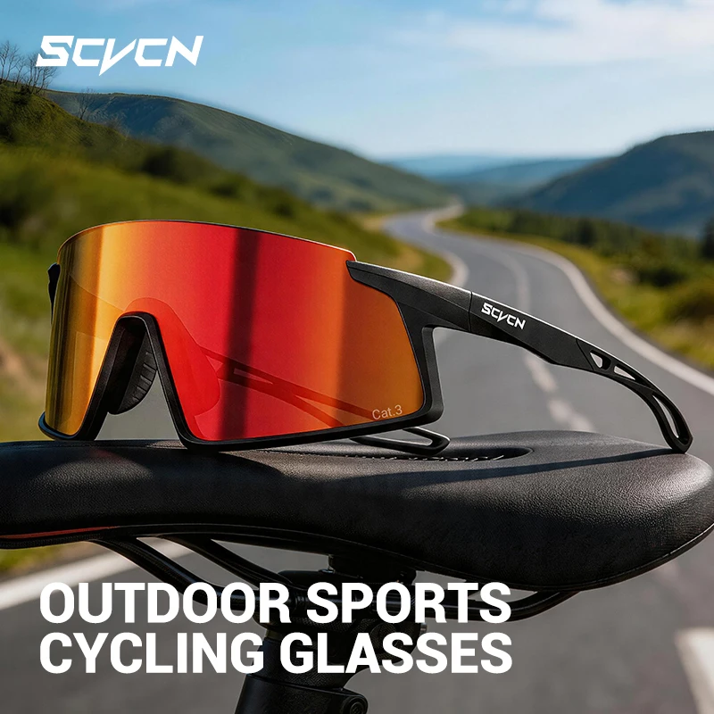 SCVCN Integrated Large-Lens Cycling Sunglasses Outdoor Casual Sports Running Fashion Glasses Sand-Resistant Driving Sunglasses
SCVCN Integrated Large-Lens Cycling Sunglasses Outdoor Casual Sports Running Fashion Glasses Sand-Resistant Driving Sunglasses