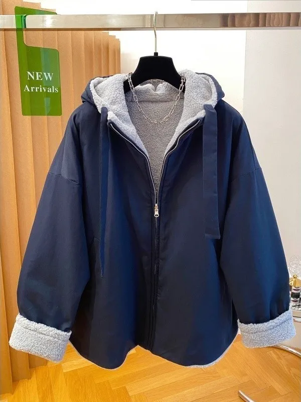 Extra Large 300 Pou High-End Lamb Fur Lined Cotton Jaet Men's Winter New Loose Thi Warm Outerwear Long Sve Zipper
Extra Large 300 Pou High-End Lamb Fur Lined Cotton Jaet Men's Winter New Loose Thi Warm Outerwear Long Sve Zipper