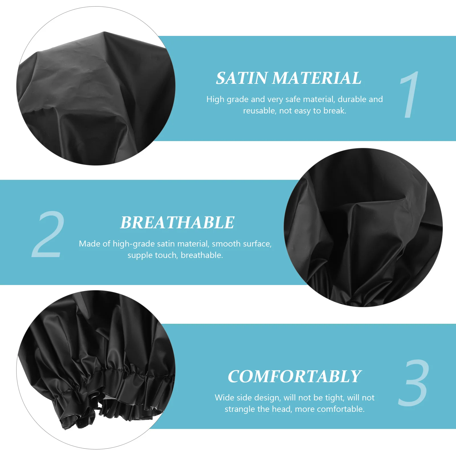 2Pcs Waterproof Bathing Caps Elastic Shower Bonnets for Women Girls Large Hair Treatment Cap Soft Comfortable Makeup Spa Sleep
2Pcs Waterproof Bathing Caps Elastic Shower Bonnets for Women Girls Large Hair Treatment Cap Soft Comfortable Makeup Spa Sleep