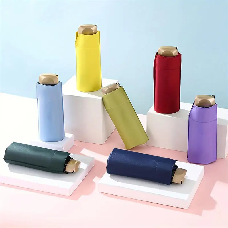 Mini Sunumbrella Pocket Umbrella Solid Color Gradient Folding UV Protection Sunshade Capsule Umbrella
Mini Sunumbrella Pocket Umbrella Solid Color Gradient Folding UV Protection Sunshade Capsule Umbrella