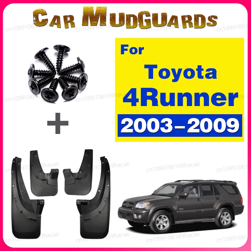 Car Mud Flaps for Toyota 4Runner 4 Runner SUV 2003~2009 2004 2005 2006 Mudguard Splash Guards Fender Mudflaps Auto Accessories
Car Mud Flaps for Toyota 4Runner 4 Runner SUV 2003~2009 2004 2005 2006 Mudguard Splash Guards Fender Mudflaps Auto Accessories