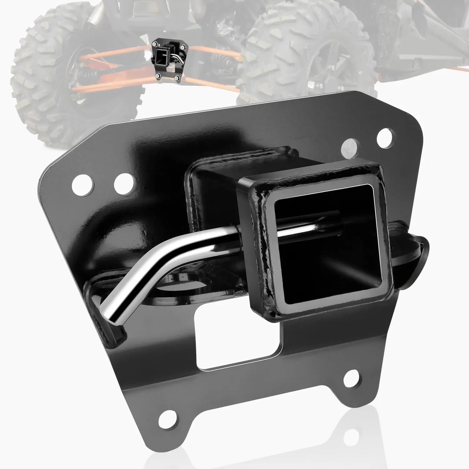 Polaris RZR 4 XP 1000/Turbo Towing, Metal (implied by heavy - duty), Black, 1500Lbs Max Towing Capacity
Polaris RZR 4 XP 1000/Turbo Towing, Metal (implied by heavy - duty), Black, 1500Lbs Max Towing Capacity