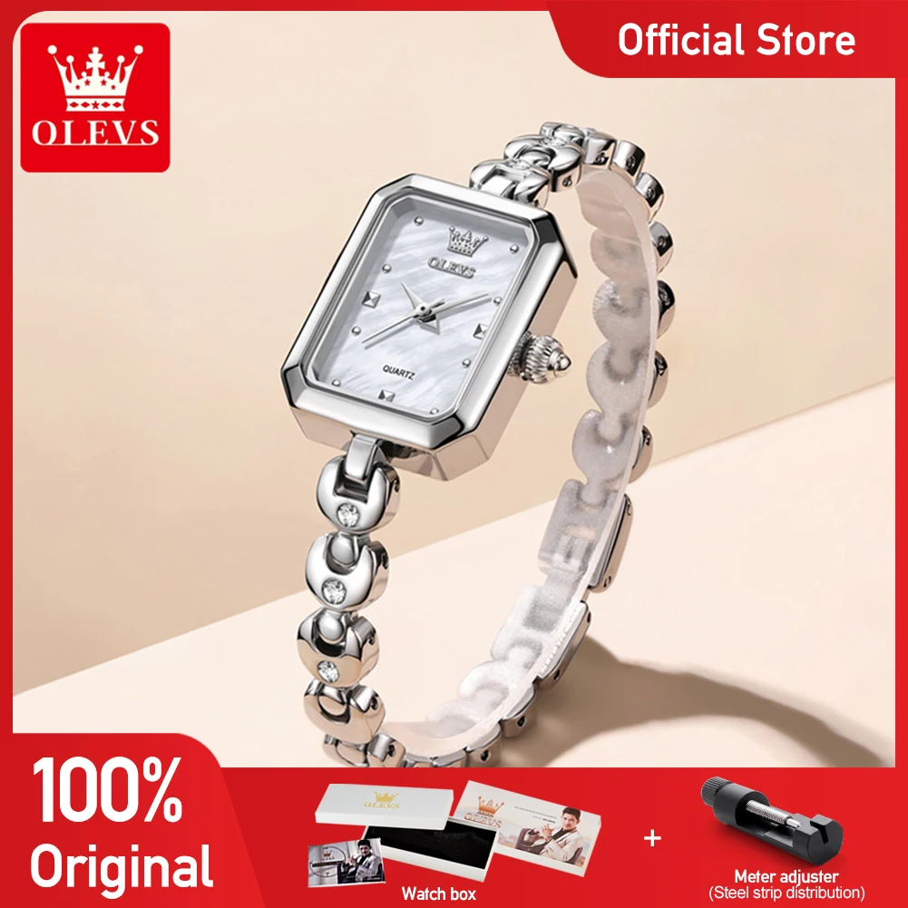 OLEVS Woman Watches 3665 Square Quartz Watch Waterproof Luminous Watches For Woman Original Elegant Fashion New Reloj Mujer
OLEVS Woman Watches 3665 Square Quartz Watch Waterproof Luminous Watches For Woman Original Elegant Fashion New Reloj Mujer