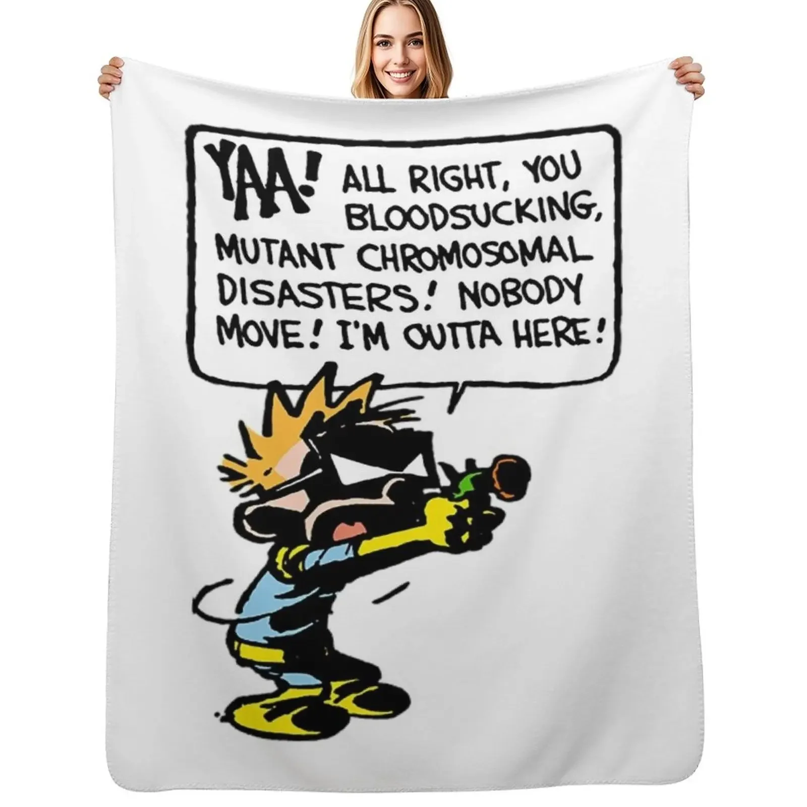 Calvin And Hobbes T-ShirtSPACEMAN SPIFF - 2.0 Throw Blanket Thermal Plaid on the sofa Decorative Throw Winter beds Blanket
Calvin And Hobbes T-ShirtSPACEMAN SPIFF - 2.0 Throw Blanket Thermal Plaid on the sofa Decorative Throw Winter beds Blanket