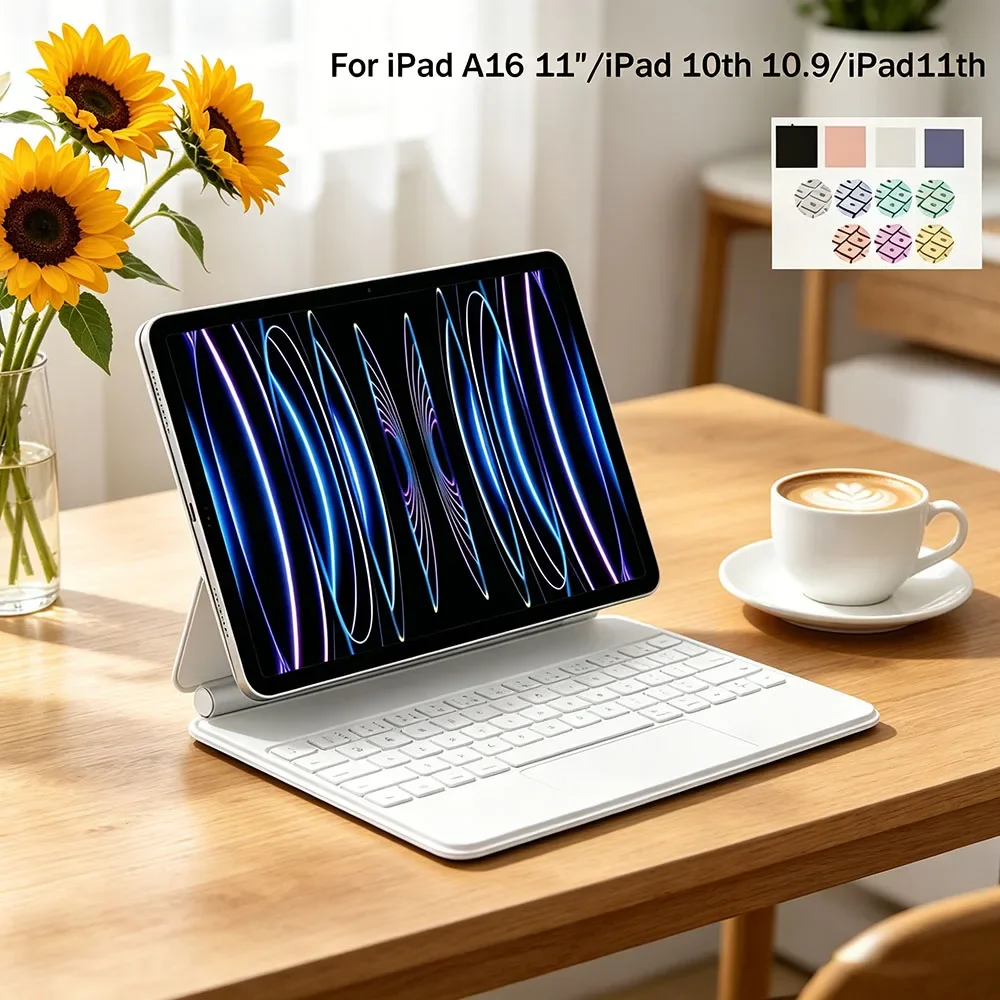 Top Grade Backlit TouchPad Magic Keyboard IPad A16 11 Inch IPad 10th Gen 10.9 IPad 11th Gen Universal Smart Cover
Top Grade Backlit TouchPad Magic Keyboard IPad A16 11 Inch IPad 10th Gen 10.9 IPad 11th Gen Universal Smart Cover