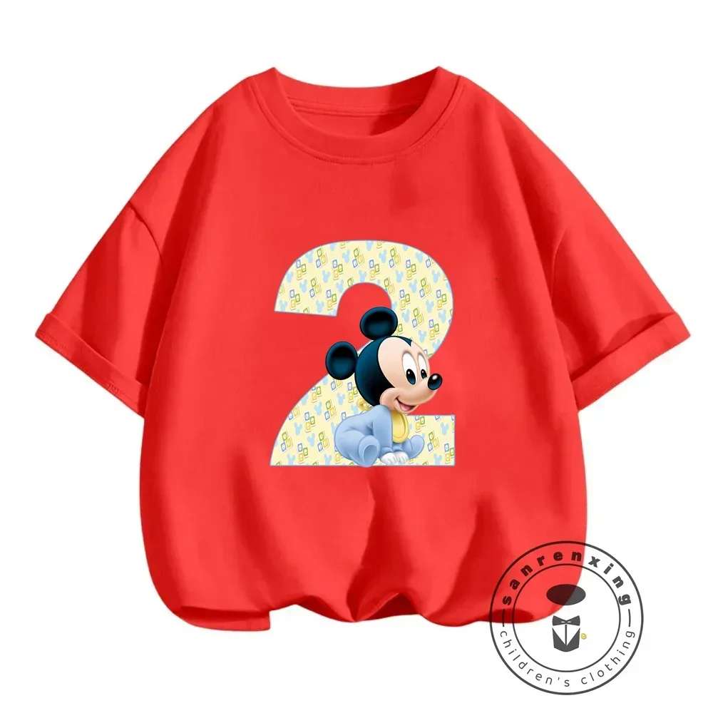 Disney's Soft Summer Styles Kawaii Mickey Mouse Tees for Kids Digital Prints Boys and Girls Simple Fashion for Everyday Comfort
Disney's Soft Summer Styles Kawaii Mickey Mouse Tees for Kids Digital Prints Boys and Girls Simple Fashion for Everyday Comfort