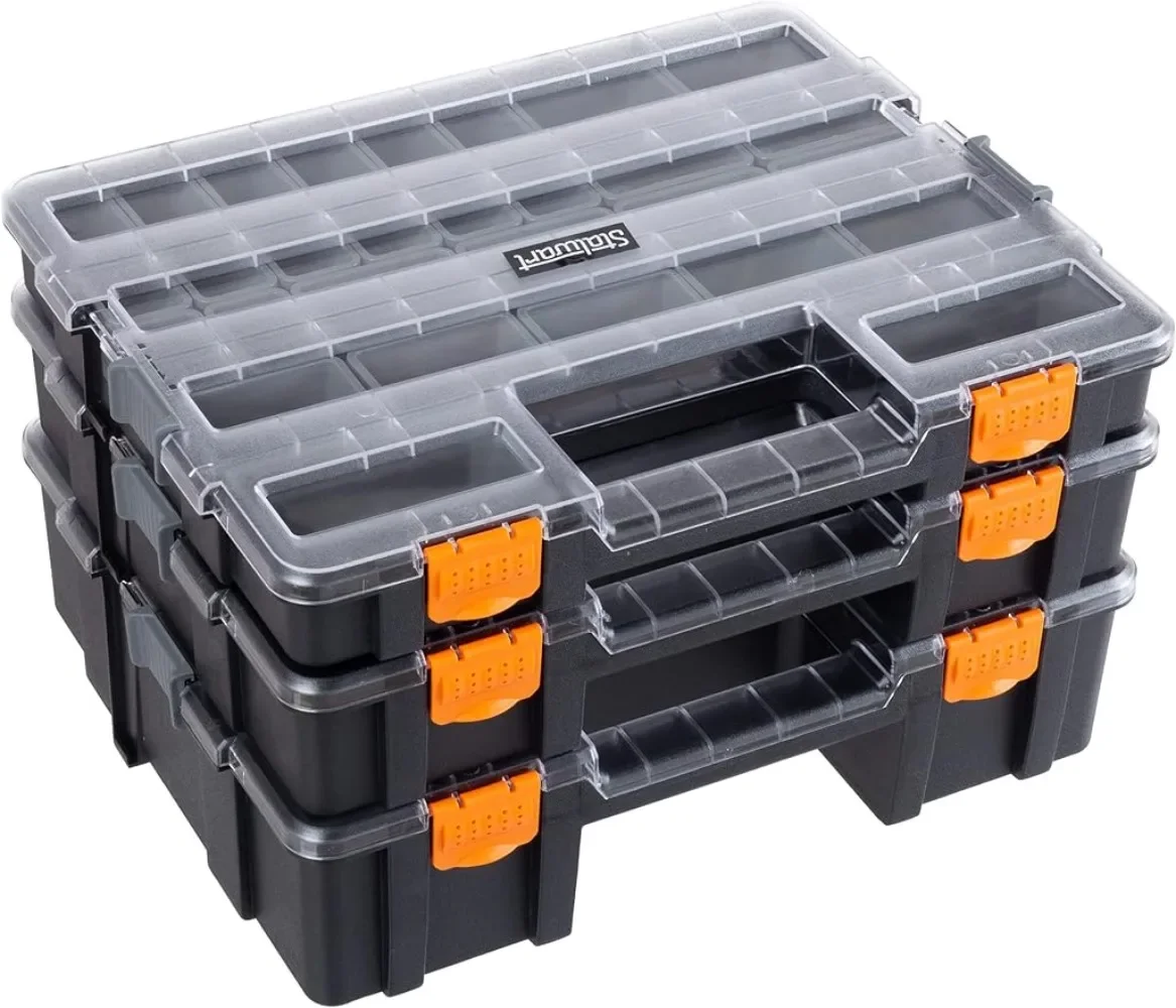 Tool Box Organizer- 3-in-1 Portable Parts Organizer 52 Customizable Compartments
Tool Box Organizer- 3-in-1 Portable Parts Organizer 52 Customizable Compartments
