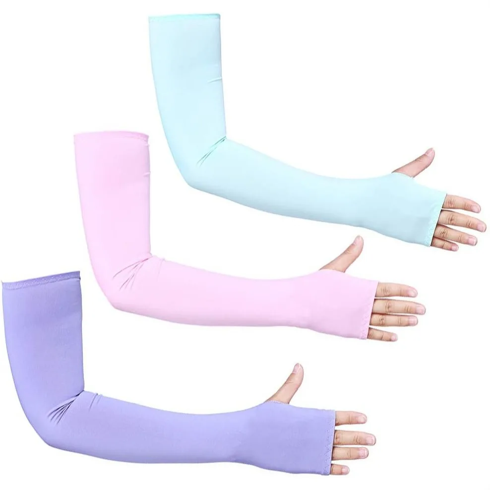 3 Pairs Arm Sleeves with Thumb Holes for Women Men Cooling Compression Long Arm Covers for Sun Protection
3 Pairs Arm Sleeves with Thumb Holes for Women Men Cooling Compression Long Arm Covers for Sun Protection