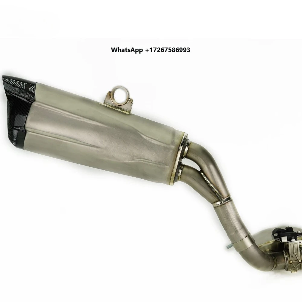 Modified Titanium Alloy Motorcycle Exhaust with Electronic Valve Muffler for F750GS F850GS 2018-Present
Modified Titanium Alloy Motorcycle Exhaust with Electronic Valve Muffler for F750GS F850GS 2018-Present