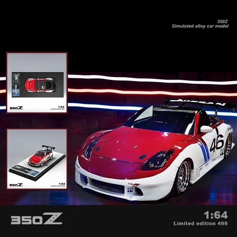 TIME MICRO/TPC 1:64 350Z 46# Painting Alloy Car Model Model Car Collection& Display& Gift
TIME MICRO/TPC 1:64 350Z 46# Painting Alloy Car Model Model Car Collection& Display& Gift