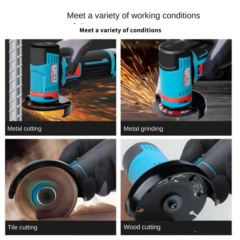 Lithium Mini Wireless Angle Grinder Grinding Machine Cutting Machine Pistol Multi-Function Polishing Machine
Lithium Mini Wireless Angle Grinder Grinding Machine Cutting Machine Pistol Multi-Function Polishing Machine