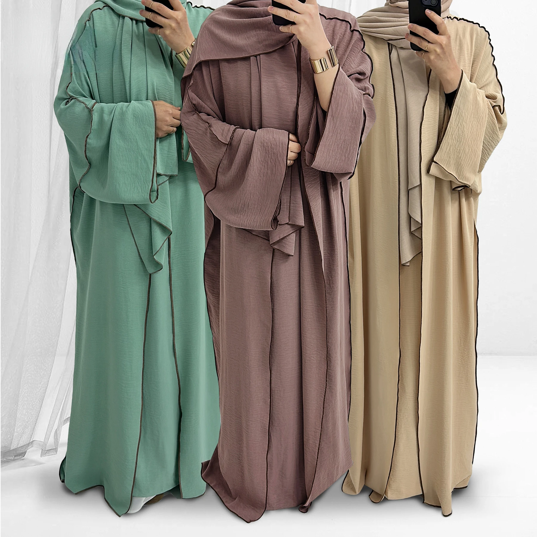 Dubai Middle East Türkiye Dubai Solid Hooded Cardigan Robe Cardigan Muslim Dresses for Women
Dubai Middle East Türkiye Dubai Solid Hooded Cardigan Robe Cardigan Muslim Dresses for Women