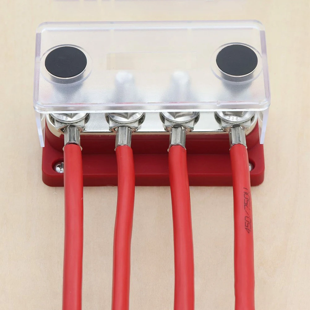 High Current Terminal Block Car Power Distribution Bus Bars Automotive Wire Red Electrical Connector Marine Truck
High Current Terminal Block Car Power Distribution Bus Bars Automotive Wire Red Electrical Connector Marine Truck