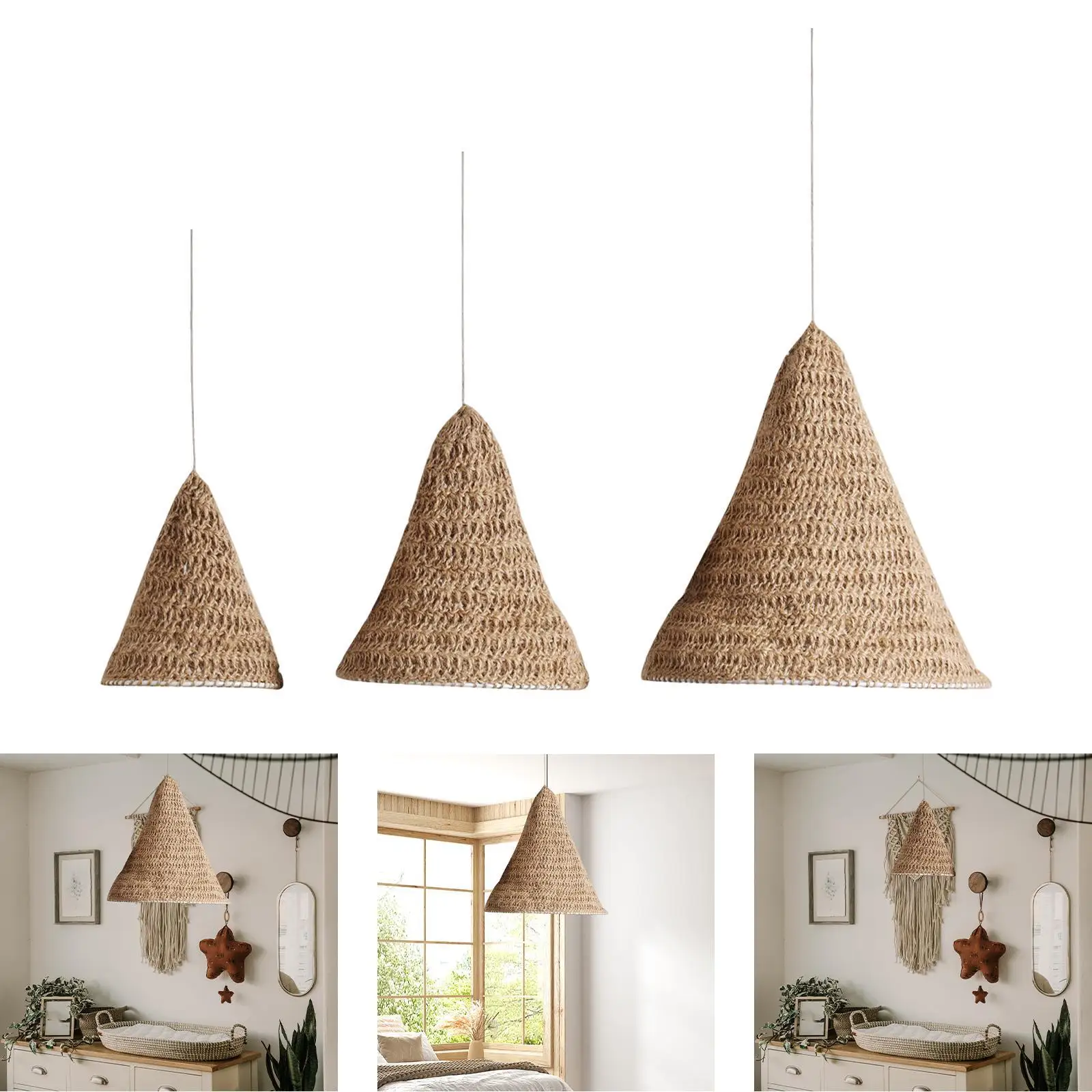 Плетеный абажур в богемном стиле для кухни, столовой, чайной
Плетеный абажур в богемном стиле для кухни, столовой, чайной