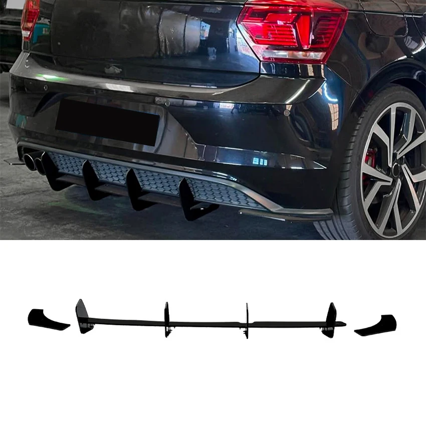 Car Rear Bumper Diffuser Lip Rear Side Splitters Spoiler Lip Fit For Volkswagen Polo MK6 GTI 2018-2021 Body Kits Tuning
Car Rear Bumper Diffuser Lip Rear Side Splitters Spoiler Lip Fit For Volkswagen Polo MK6 GTI 2018-2021 Body Kits Tuning