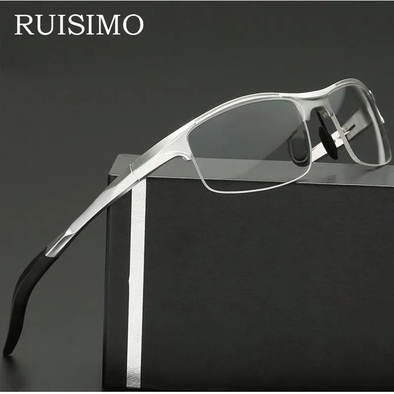 Aluminum Men Eyeglasses Fashion Myopia Optical Computer Glasses Frame Brand Design Plain Eye glasses retro de grau femininos
Aluminum Men Eyeglasses Fashion Myopia Optical Computer Glasses Frame Brand Design Plain Eye glasses retro de grau femininos